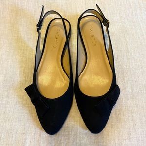 Talbots Edison Slingback Bow flats